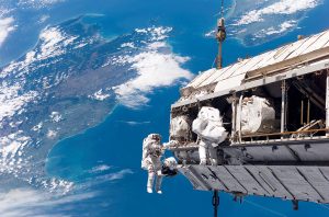 Spacewalk over New Zealand. 